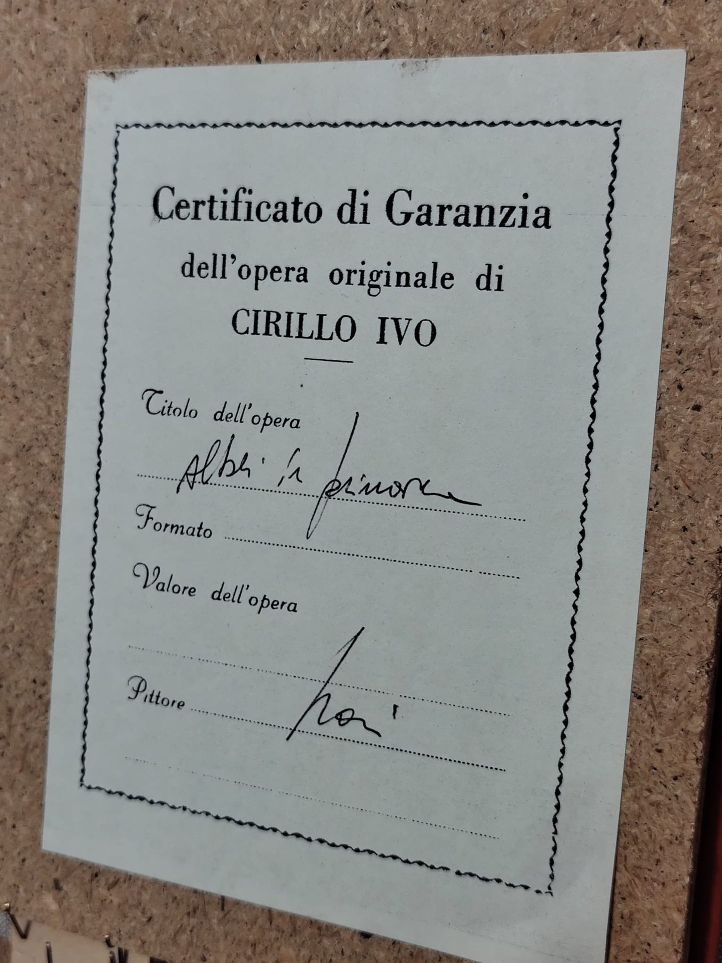 Alba in Penombra” – Dipinto Originale di Cirillo Ivo – Paesaggio Italiano con Certificato