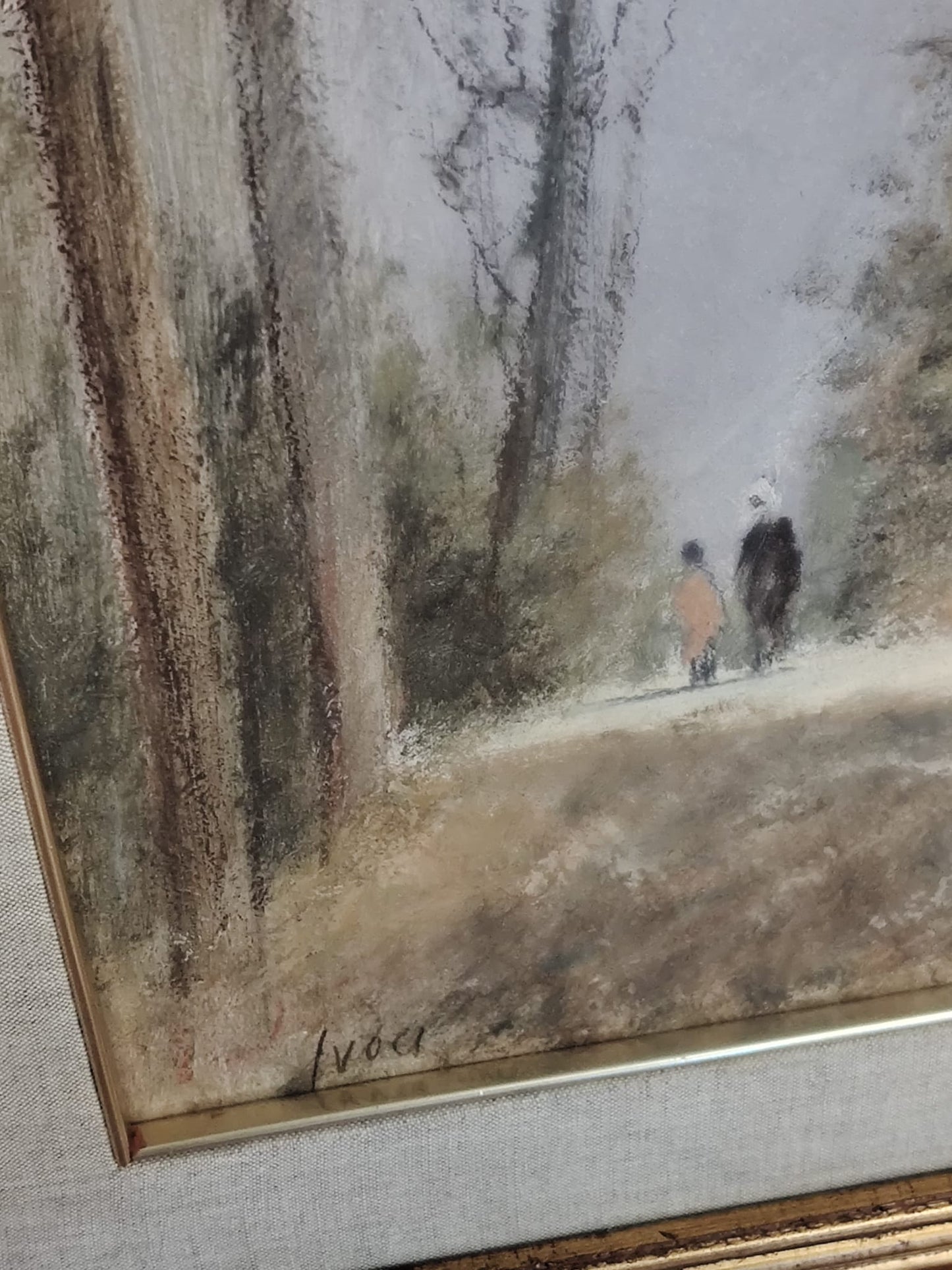 Alba in Penombra” – Dipinto Originale di Cirillo Ivo – Paesaggio Italiano con Certificato