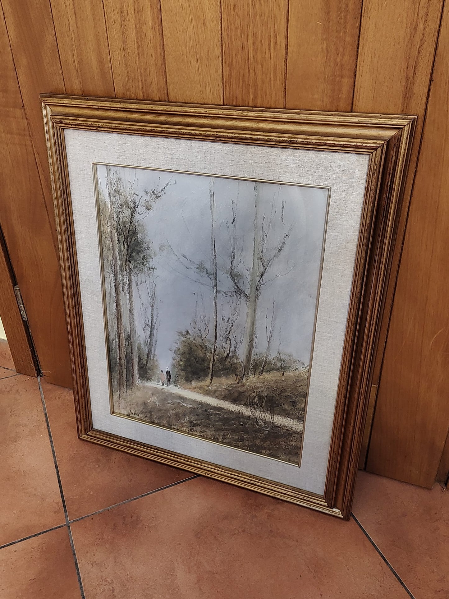 Alba in Penombra” – Dipinto Originale di Cirillo Ivo – Paesaggio Italiano con Certificato