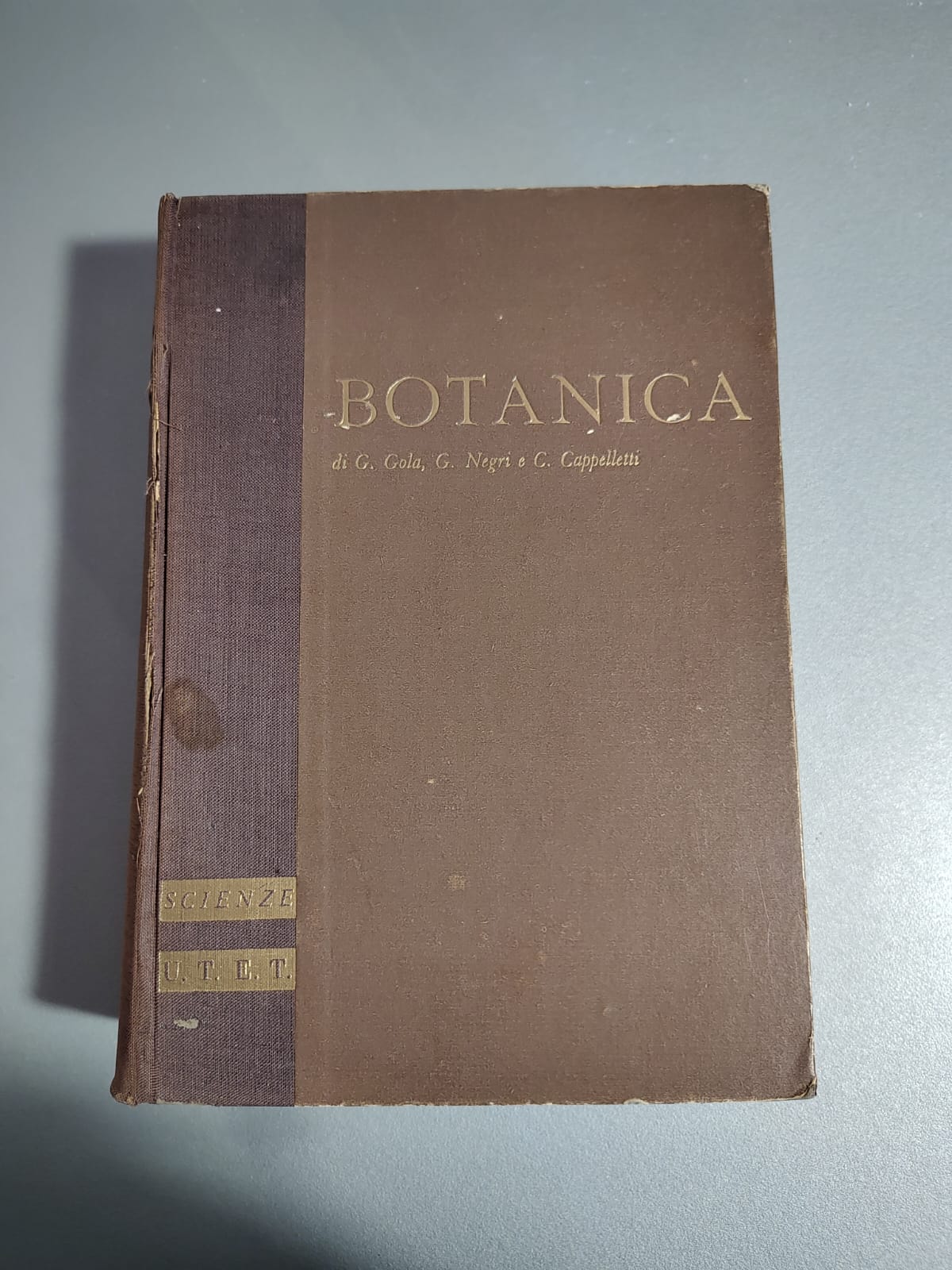 Botanica – Manuale UTET del 1946 | Gola, Cappelletti – Edizione Storica Illustrata
