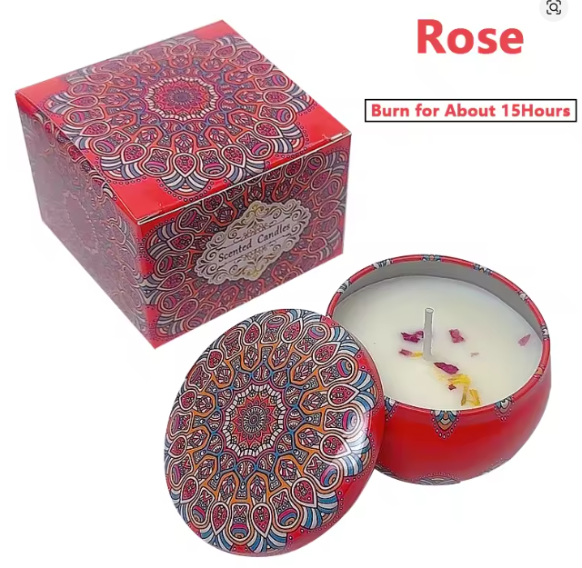 Candele Profumate in Latta Decorativa – Atmosfera & Relax con Stile