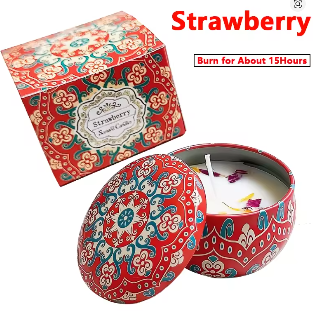 Candele Profumate in Latta Decorativa – Atmosfera & Relax con Stile