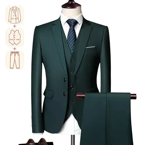 Completo Elegante Uomo 3 Pezzi